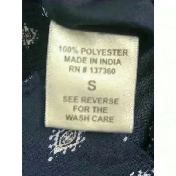 Live for Truth Women's Blue & White Elephant Print Palazzo Pants Size S boho - Picture 5 of 13